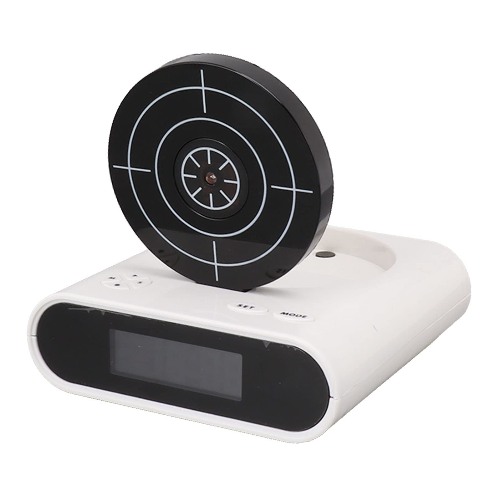 GOTOTOP Reloj Creativo de Pistola, Despertador de Pantalla LED Digital LED con 2 Modos de Alarma Interesantes para la Sala de Estar de la Oficina del Dormitorio en Casa
