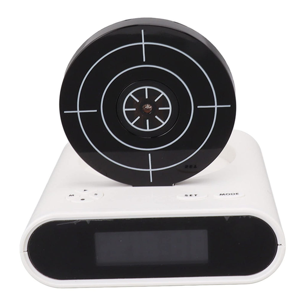 GOTOTOP Reloj Creativo de Pistola, Despertador de Pantalla LED Digital LED con 2 Modos de Alarma Interesantes para la Sala de Estar de la Oficina del Dormitorio en Casa