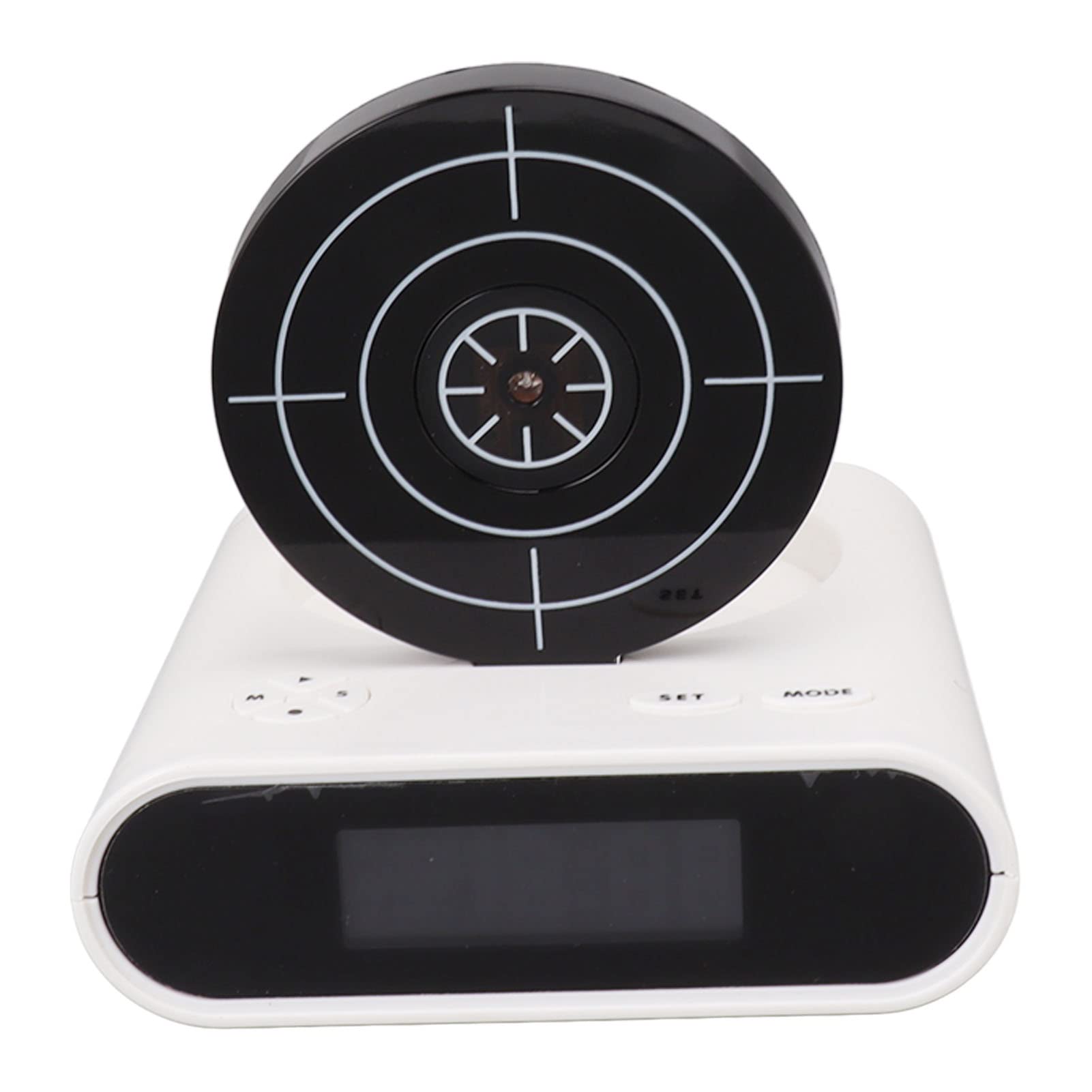 GOTOTOP Reloj Creativo de Pistola, Despertador de Pantalla LED Digital LED con 2 Modos de Alarma Interesantes para la Sala de Estar de la Oficina del Dormitorio en Casa